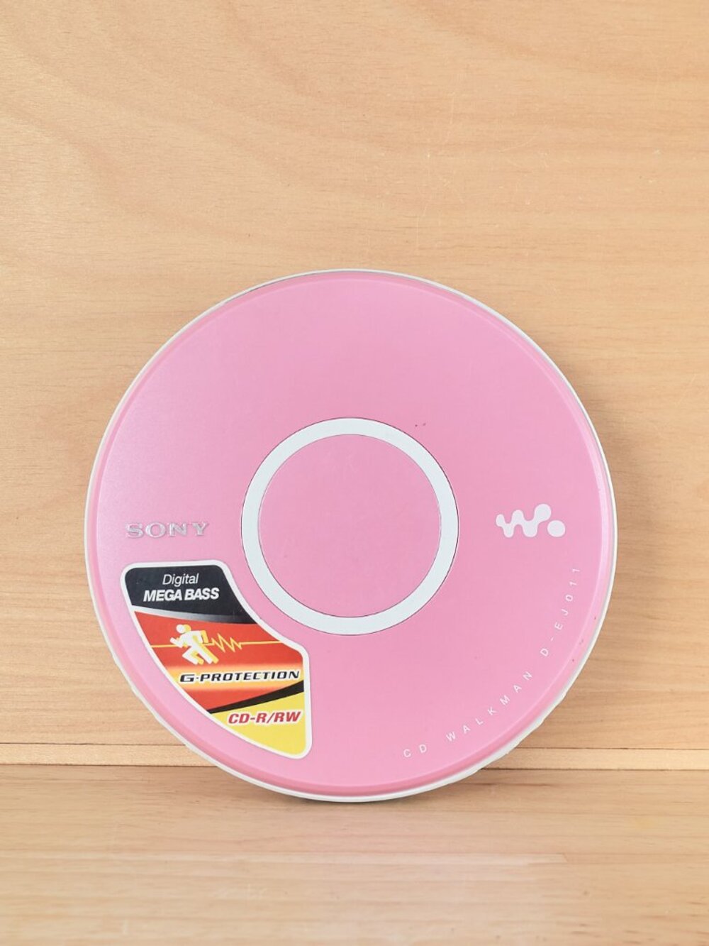 Sony D-EJ011 Pink CD Walkman Portable CD Player CD-R/RW Tested Working